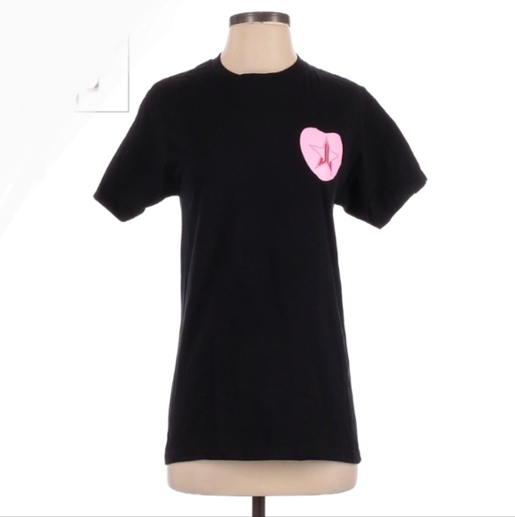 🆕 Jeffree Star Black Valentine's T-shirt with Logo, X-Large, NWOP - Picture 2 of 12